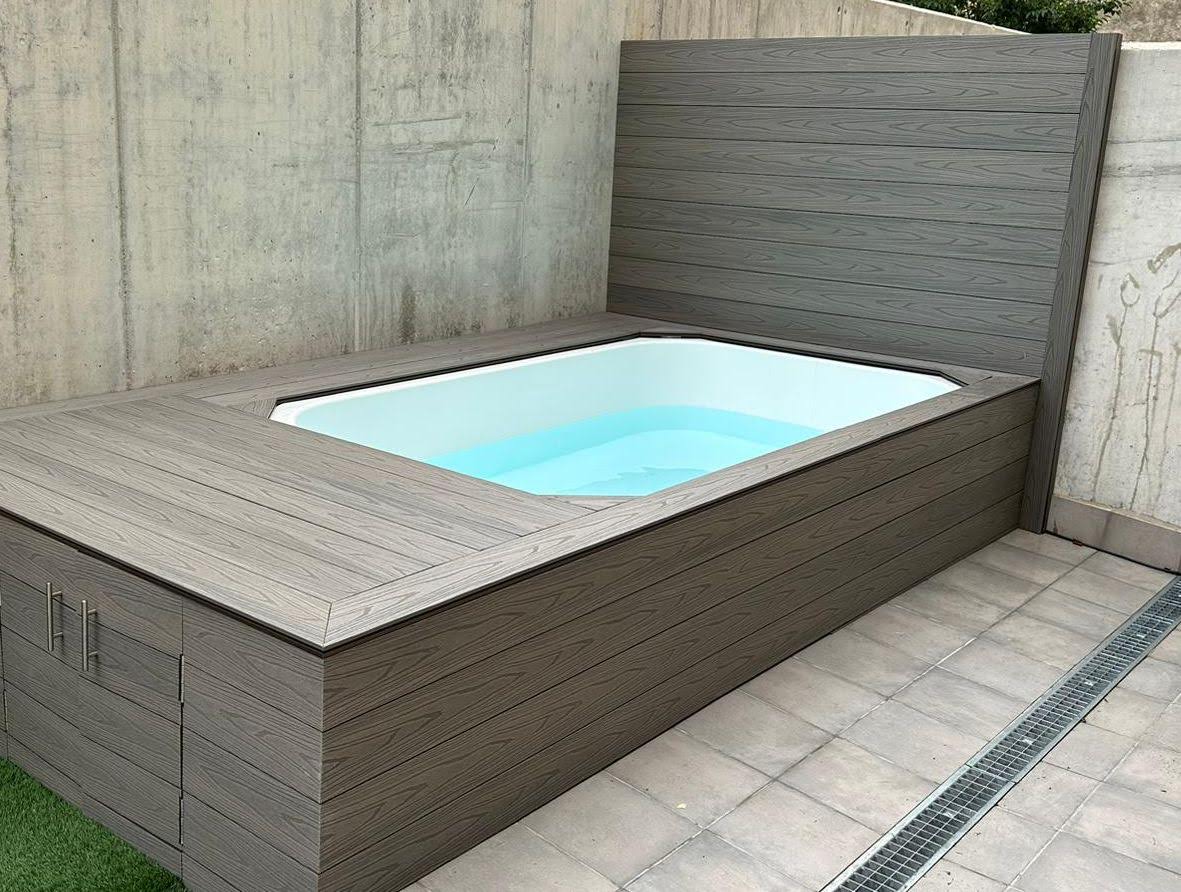 Mini Pools  für kleine Gärten  und Terrassen
