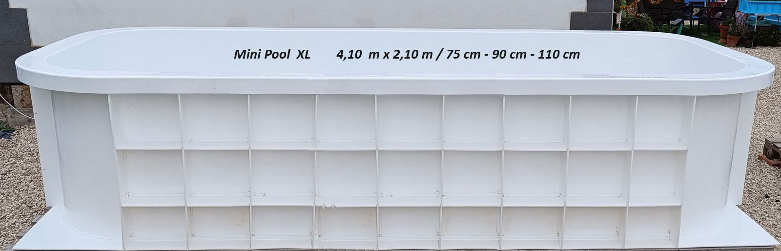 Mini Pools  für kleine Gärten  und Terrassen